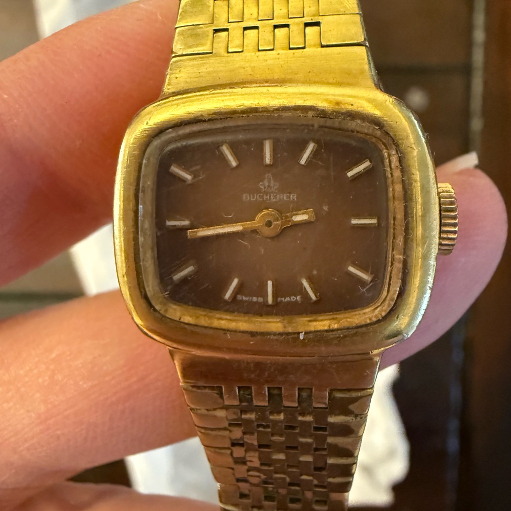 Bucherer Womens GoldTone Watch